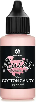 Zdjęcie produktu dla Octopus Fluids – atrament alkoholowy OPAK Bawełna CANDY, atrament alkoholowy do sztuki płynnej i sztuki żywicznej, różowy