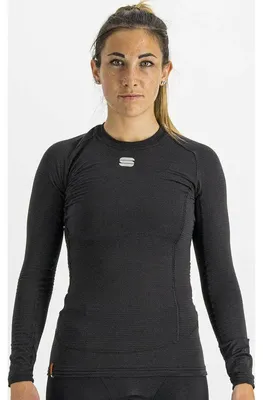 Zdjęcie produktu dla Sportful - Damska bielizna sportowa, koszulka z długim rękawem "Thermodynamic Mid", kolor: czarny, rozmiar: M