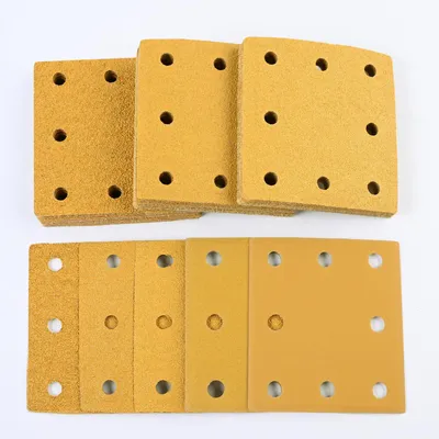 Produktbild von Schleifpapier, 110 x 115 mm, 8 Löcher, 50 Stück, Klettverschlussschleifscheiben, Körnung P40/60/80/120/240