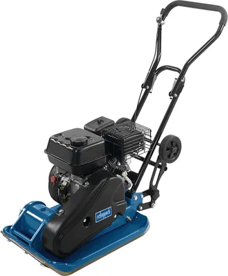 Produktbild von Scheppach Benzin Rüttelplatte HP1300S 6,5PS 3,8l inkl.Fahrvorrichtung/Gummimatte