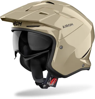 Produktbild von Airoh Kombakt Jethelm, braun, XL (60)