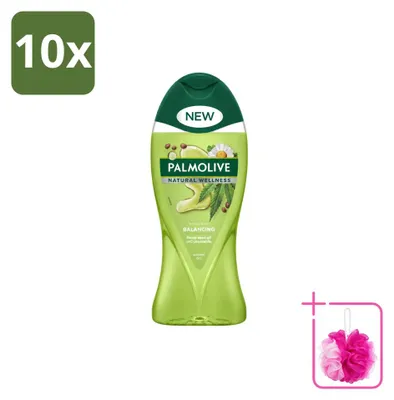 Productafbeelding van 10 x Palmolive Natural Wellness Douchegel, verzorgend - 250 ml - Voordeelverpakking - 10 stuks