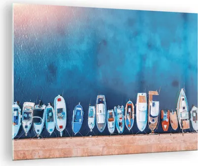 Produktbild von Bilder auf glas - Einteilig - Hafen Hafen £ódŸ - 70x50cm - Glasbilder - Wandbilder - Bilder - zum Aufhängen bereit - Wanddekoration aus Glas - Glas Bilder - Wandbild auf Glas - GAA70x50-5081