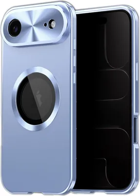 Produktbild von Für Apple iPhone 17 Air Magnetische Full Cover MagSafe Handyhülle Metallrahmen Blau