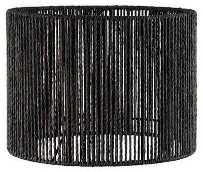 Produktbild von Home Sweet Home Papiergewebter Lampenschirm schwarz - ø30 x 20 cm