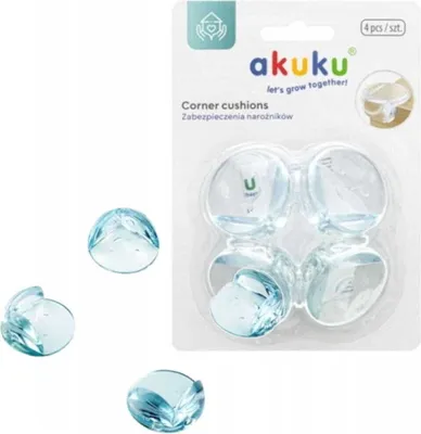 Produktbild von 4x Eckenschutz Tischeckenschutz Kantenschutz Kinder Baby Silikon Akuku
