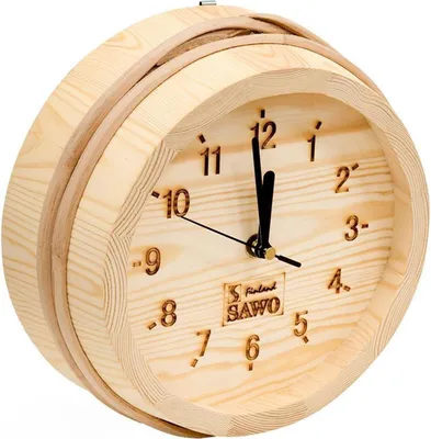 Produktbild von Orologio da parete per sauna Sawo 530-P, secchio | Pino