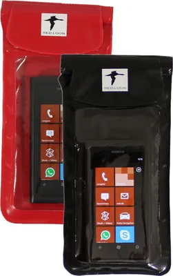 Produktbild von Nokia Lumia 800 920 Red Loon Handy für Smartphone Tasche Lenkertasche wasserdicht , Farbe:Schwarz