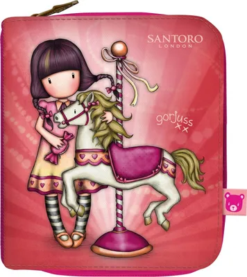 Immagine prodotto di Gorjuss Carousel bag colore salmone (10 x 12 x 3 cm)