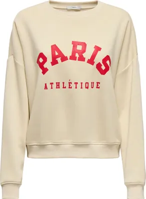 Image de ONLY Pull col rond manches longues court coupe loose Taille : L