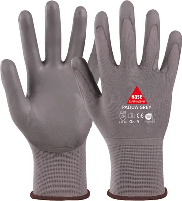 Produktbild von Hase Padua Grey Handschuhe Montage Feinstrick | grau