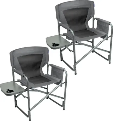 Produktbild von TRVLMORE Campingstühle - Duo Pack - Klappbar - Leichtgewicht - 120 kg Tragfähigkeit - Grau