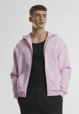 Obrázek produktu pro Pánská mikina Urban Classics Fluffy Zip Hoody softpink - 5XL