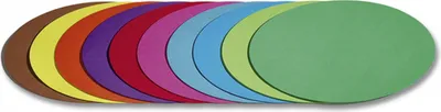 Produktbild von folia 8982 Faltblätter 70 g/m², Ø 6 x 12 cm, 500 Blatt, 10 Farben, mehrfarbig