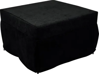 Produktbild von Pouf Arno, Mehrzwecksessel, Sitzsack, Hockerhocker,  Italy, 78x78 h45 cm, Schwarz