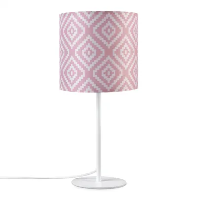 Produktbild von Wandleuchte Stofflampenschirm Tischlampe Nachttischlampe E14 Vintage Retro Rund