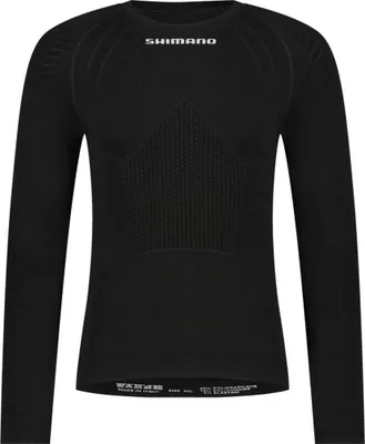 Produktbild von SHIMANO Langarm Fahrrad-Shirt - VERTEX LONG - Schwarz L-XL