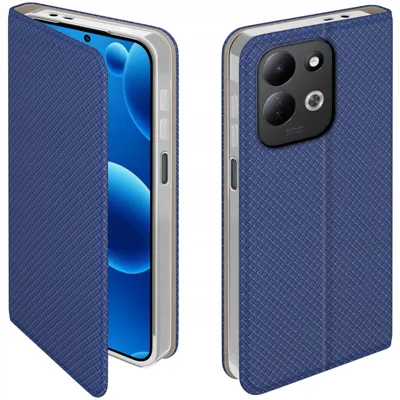 Produktbild von Klapphülle für Xiaomi Redmi 17 4G | 5G – verschließbare Hülle in Marineblau