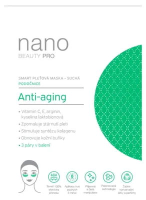 Imagen del producto de Mascarilla antiarrugas para el contorno de los ojos nanoBeauty