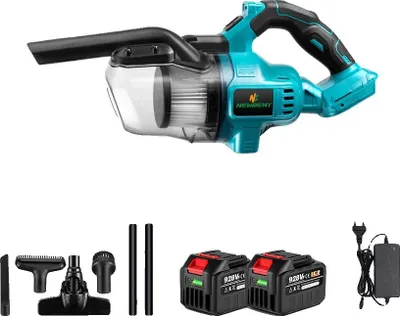 Produktbild von Elektrischer Staubsauger, kabelloser Komfort, leistungsstarke Leistung, 2 Batterien