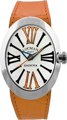 Produktbild von 041000WHORKNPSO Italy Damenuhr Donna orange Ref. 0410 Locman