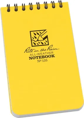 Produktbild von Rite in the Rain All-Wetter Notizblock, No. 135, gelb