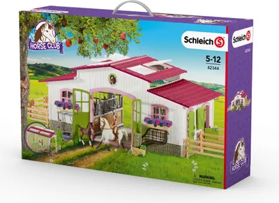 Immagine prodotto di Schleich 42344 - Maneggio con cavaliere e cavalli, multicolore