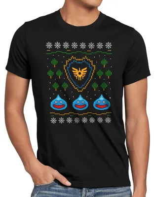 Produktbild von style3 Slime Ugly Christmas Sweater Herren T-Shirt
