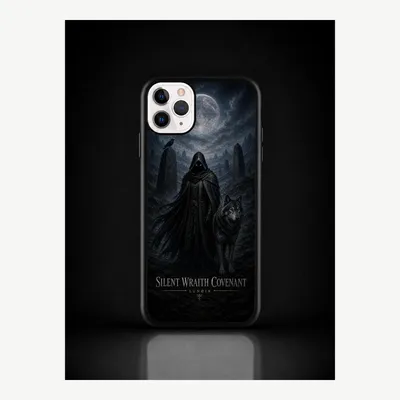 Produktbild von iPhone 11 Pro Max Hülle Handyhülle Schutzhülle Case mit Schattengeist Motiv – LUNØIR ©