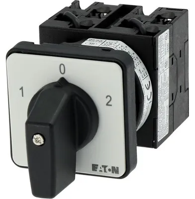 Produktbild von EATON T0-3-8401/E Wendeschalter 091047 Kont5 20A 1-0-2 45° rastend Einbau