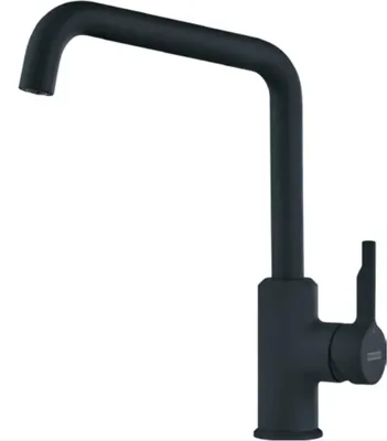 Produktbild von FRANKE Armatur URBAN mit Festauslauf in BLACK MATT / Küchenarmatur / Einhebelmischer