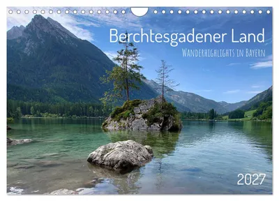 Produktbild von Berchtesgadener Land - Wanderhighlights in Bayern (Wandkalender 2027 DIN A4 quer), CALVENDO Monatskalender
