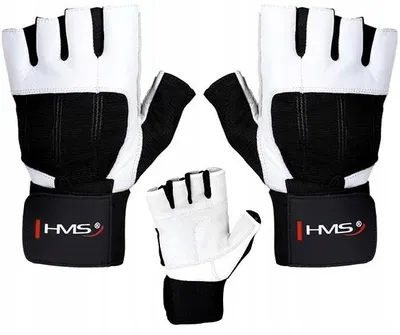 Produktbild von HMS RST04 Trainingshandschuhe Leder Fitness Größe S