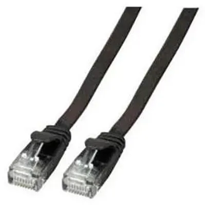 Produktbild von EFB Elektronik K8107SW.0,5, 0,5 m, Cat6a, U/UTP (UTP), RJ-45, RJ-45, Schwarz