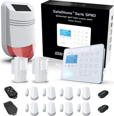 Produktbild von Funk Alarmanlage Großes Set SP110 deutsch Alarmsystem SMS Alarmierung