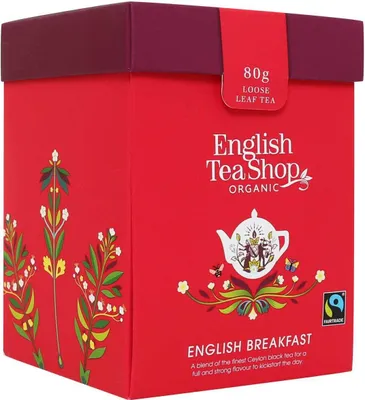 Produktbild von ETS - English Breakfast, BIO Fairtrade, Loser Tee, 80g Box