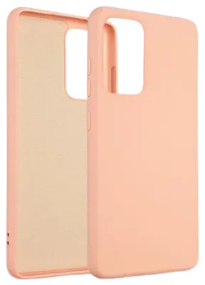 Productafbeelding van Siliconen Hoesje Voor Samsung A13 4G, Roze Goud/Roze Goud