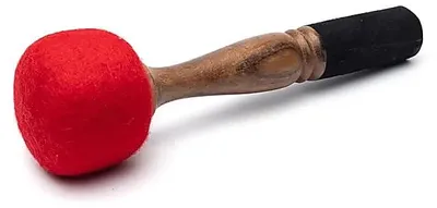 Produktbild von Doppelseitiger Klangschalenschlägel mit Reibstab – ±24 cm; Ø 75 cm; ±280 G 2er-Set – ±24 cm; Ø 7,5 cm; ±280 G