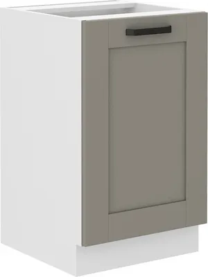 Produktbild von Waschbeckenunterschrank LAILI – Breite 50 cm, Hellgrau / Weiß