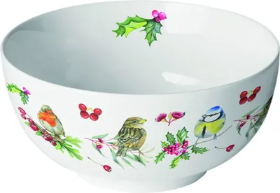 Produktbild von Porzellan-Schale - Birds in winter