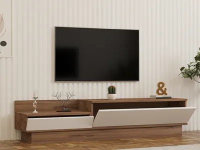 Produktbild von Skye Decor, Barko, Fernsehtisch, Atlantische Kiefer, 100 % MELAMINBESCHICHTETE SPANPLATTEN, 160 x 35 x 35 cm