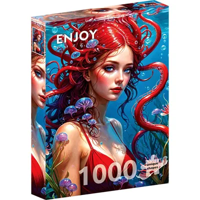 Zdjęcie produktu dla Puzzle 1000 elementów Enjoy – Imbirowa Syrenka