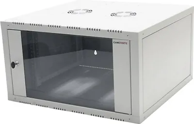 Produktbild von CANOVATE 19" Wandgehäuse - W06E66G B/H/T = 600x366x560mm lichtgrau - RAL7035