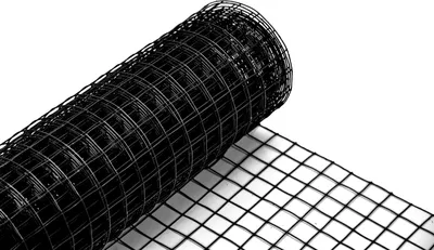 Produktbild von Volierendraht 12,7x500 mm 10 m SCHWARZ beschichtet Drahtgitter Maschendrahtzaun punktgeschweißter Viereckzaun Grundpreis pro Meter 1,20 EUR