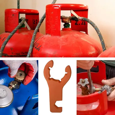 Produktbild von Multifunktionaler Gasventilschlüssel mit Doppelkopf