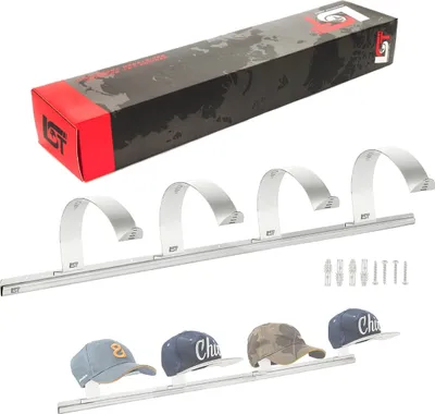 Produktbild von Original LST Edelstahl Klemmleiste mit 4 Cap-Halter für Baseballcaps Mützen