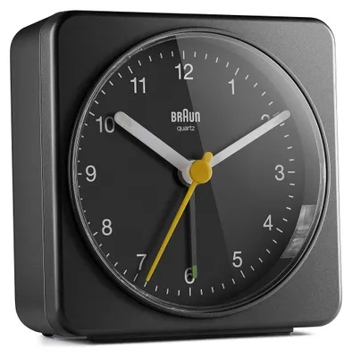 Immagine prodotto di Braun Classic BC03 - Sveglia - quadrata - quarzo - da tavolo - nero