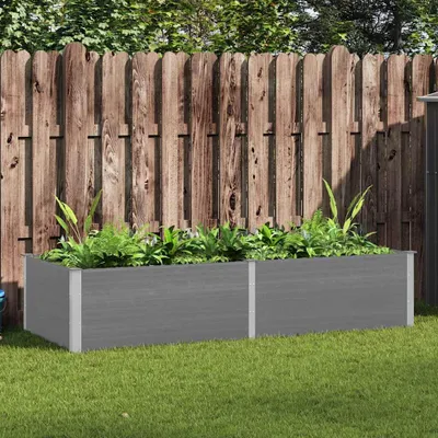 Produktbild von vidaXL Garten-Hochbeet 250 x 100 x 54 cm WPC Grau