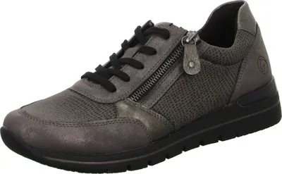 Produktbild von Remonte Schnürschuh - Staubgrau Synthetik Größe: 38 Normal
