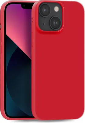 Produktbild von Hülle für Apple iPhone 13 Mini - Handyhülle Cover aus Silikon in Rot